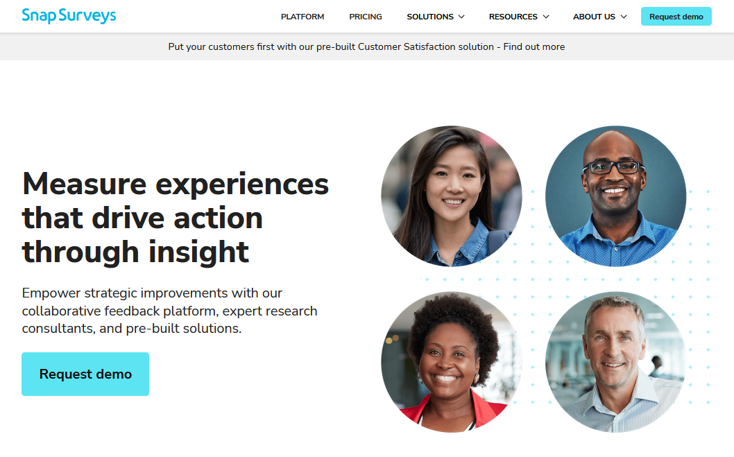 screenshot of Snap Survey Software